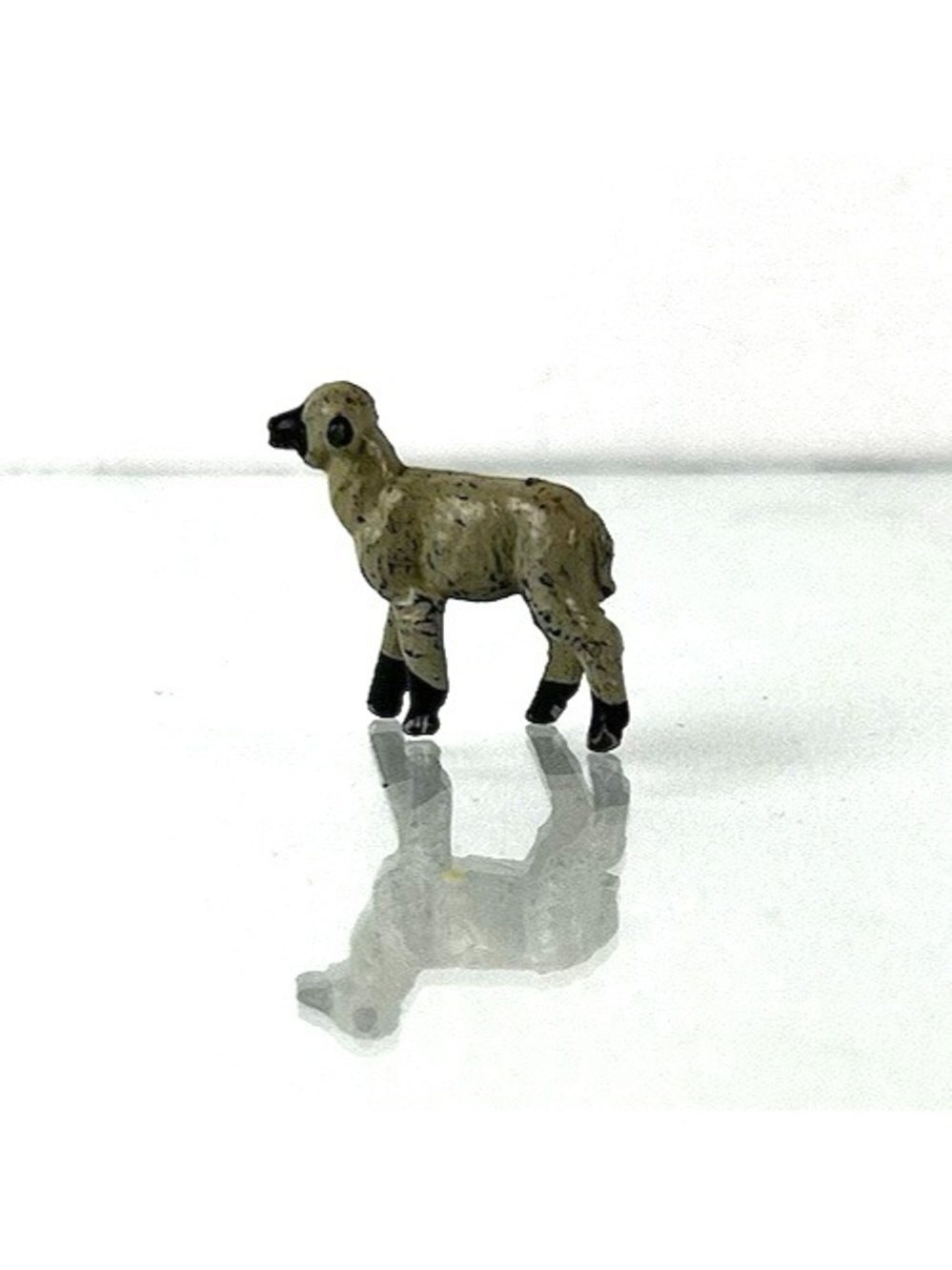 Vintage Britains Ltd Lamb Sheep Miniature Figurine 0.75" Farm Animal